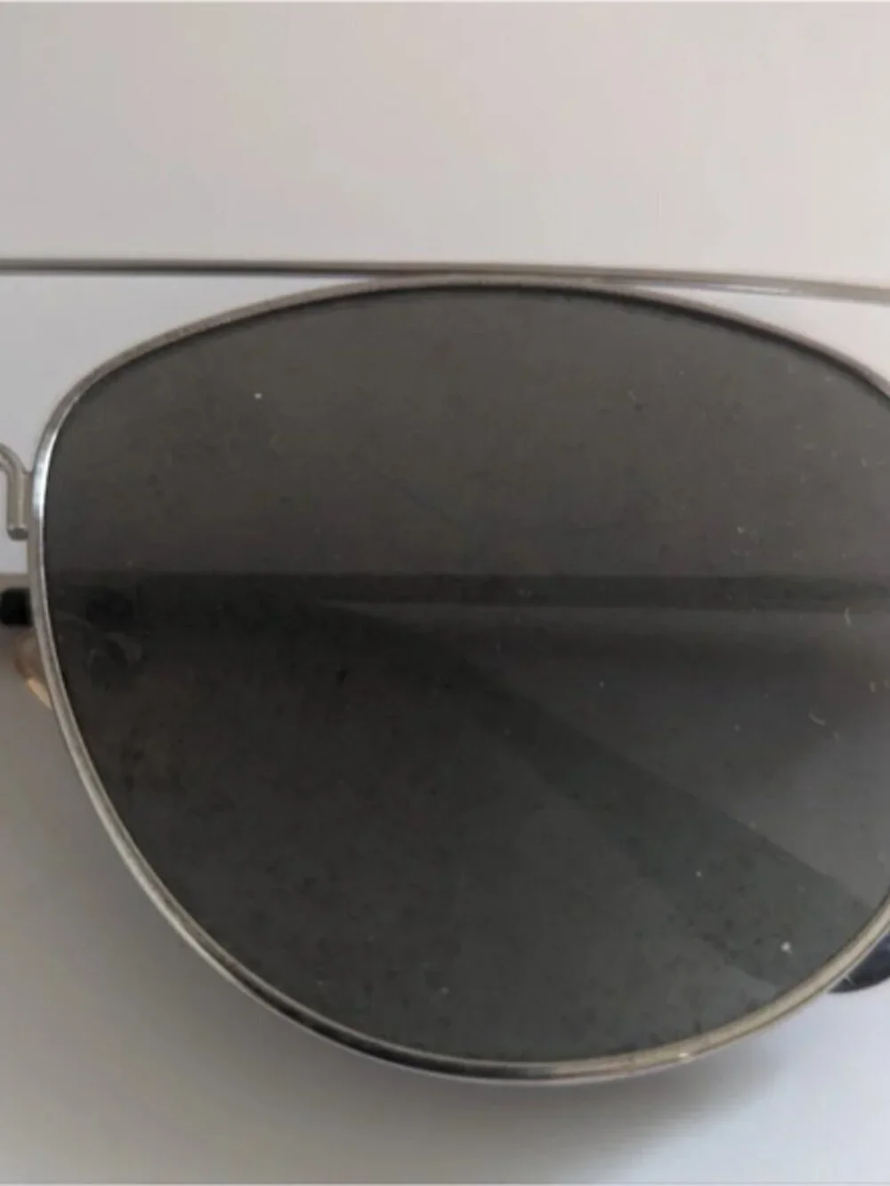 Aldo SIlver  Abstract Aviator Sunglasses